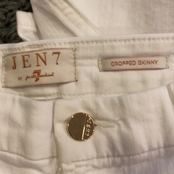 Jen7 by 7 For All Mankind Cropped Skinny Jeans - Picture 7 of 9